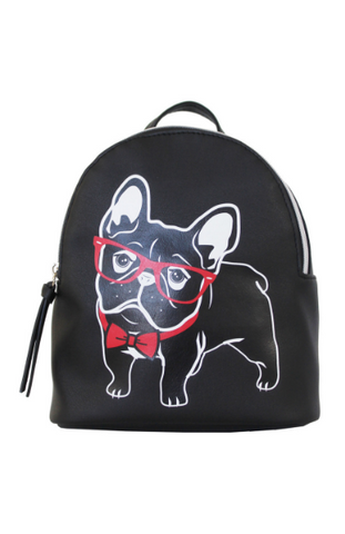 Love Furever Backpack in Black & Red