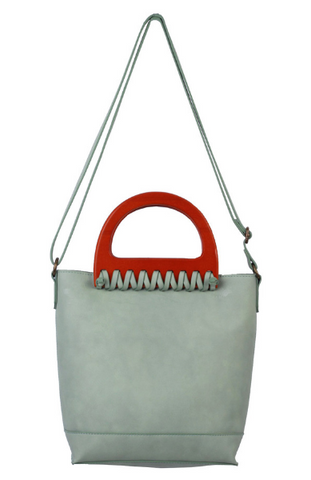 Dreamsicle Ring Satchel in Silver