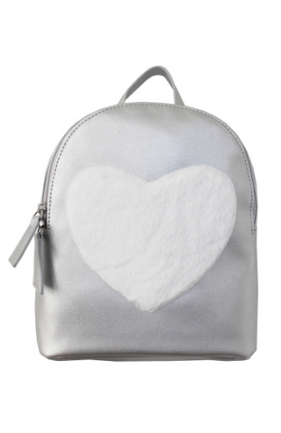 Floral Love Backpack in Grey