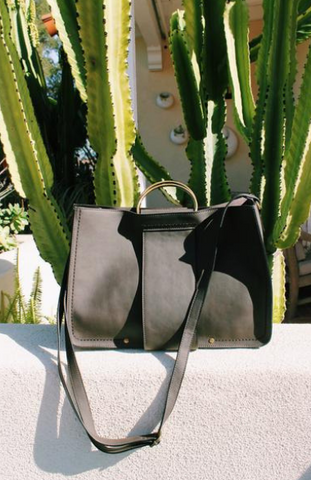 Bull Hardware Crossbody in Black