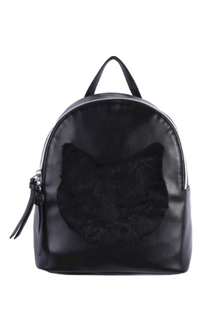 Purrfect Canteen Crossbody in Black