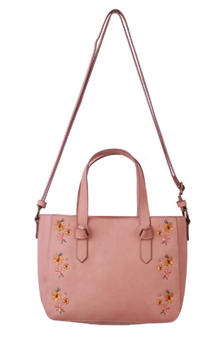 Dreamsicle Ring Satchel in Blush