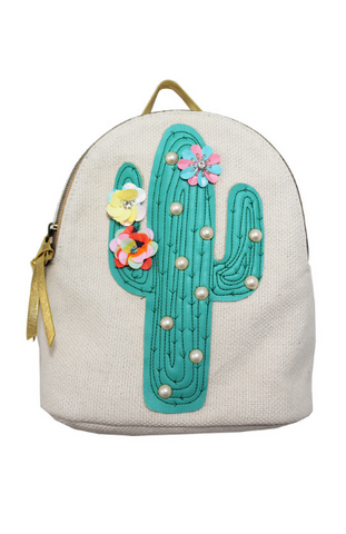 Let it Shine Backpack in Straw Hello