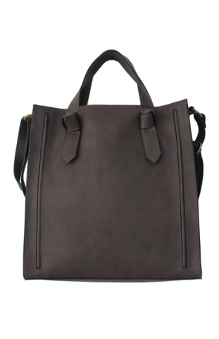 Laser Peel Saddle Bag in Cognac