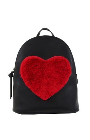 3D Cherry Backpack in Black