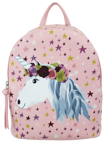 Blushing Unicorn Mikey Backpack in Bone