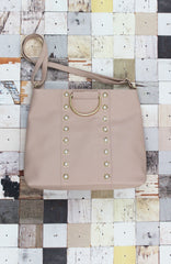 Pearled Ring Tote in Blush