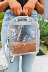 Lumi Backpack in Clear Silver