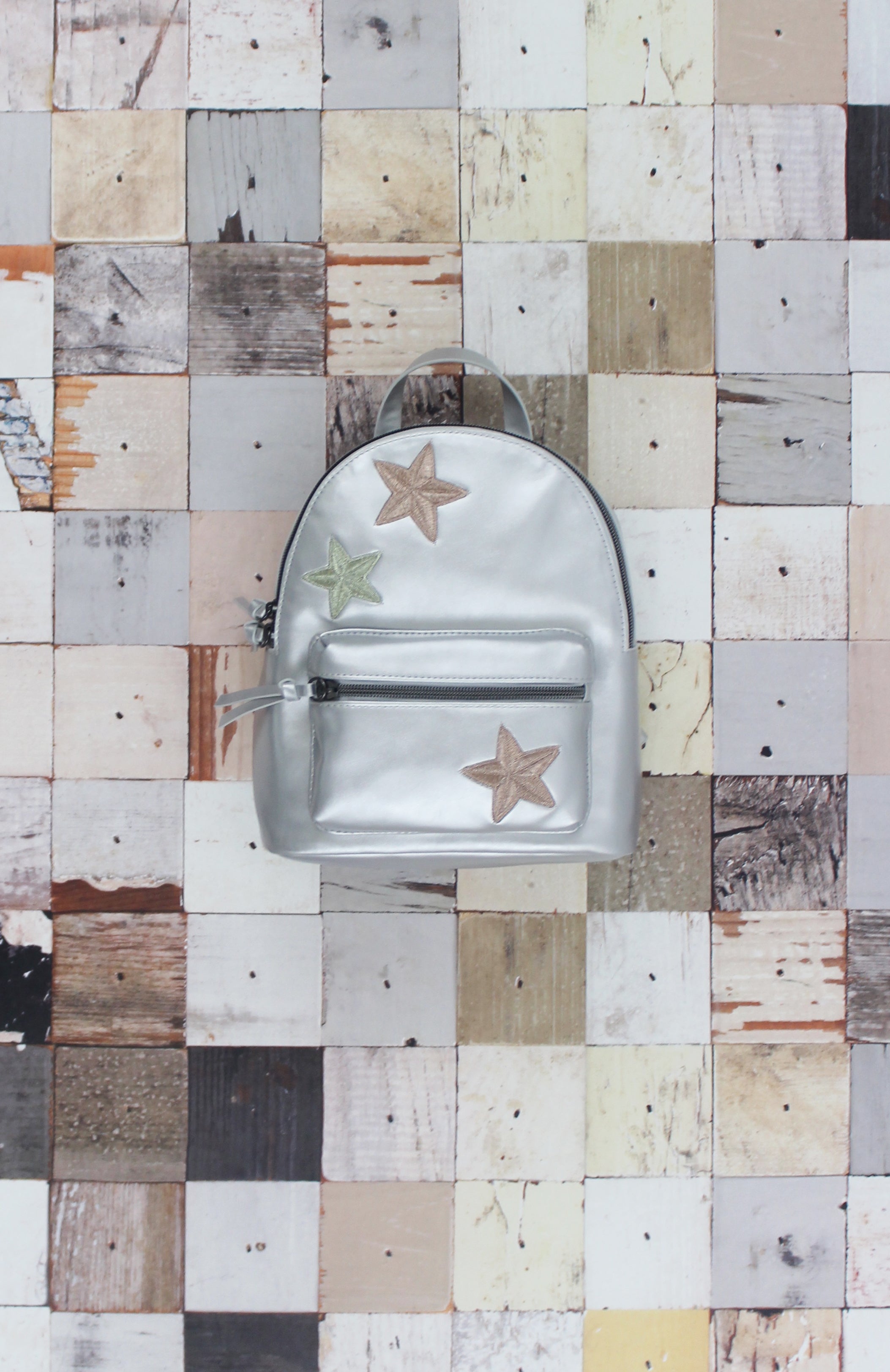 Starry Eyed Backpack in Silver
