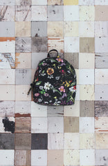 Charlotte Double Zip Backpack in Floral