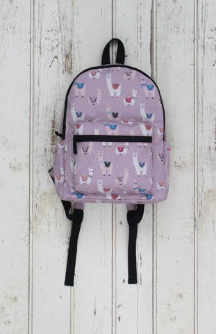 Flower Crown Cat Backpack in Pink