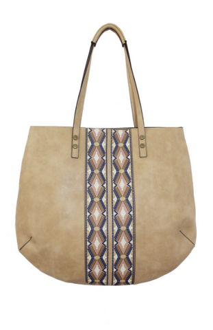 Sprinkles Quilted Ring Tote in Blush