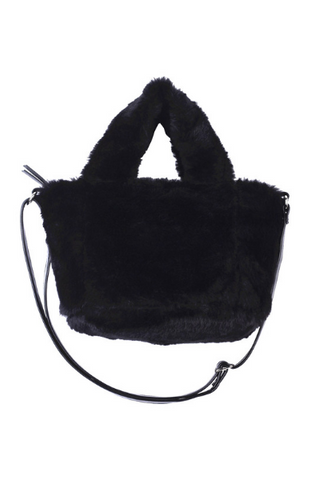 Olivia Belt Bag in Satin Black