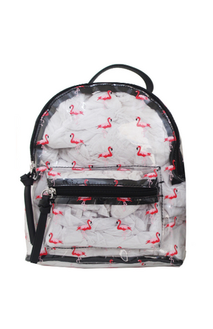 Kitty Pocket Backpack in Pink