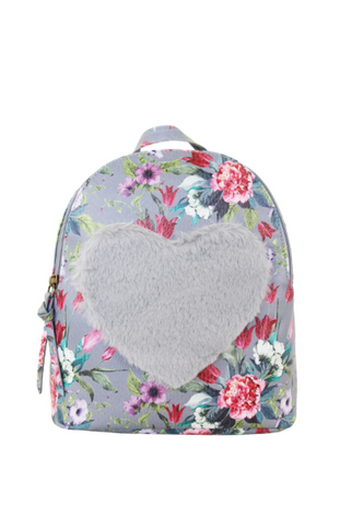 Reversible Sequin Patch Cat Backpack in Pink