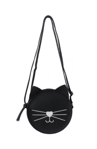Lily Kitten Framed Backpack in Black
