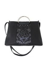 Dreamsicle Ring Satchel in Black