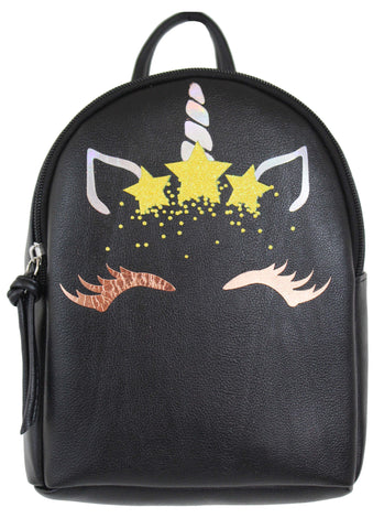 Unicorn Pocket Mikey Backpack in Blush