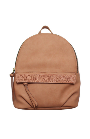 Let it Shine Backpack in Straw Hello